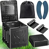 KDISHKRA Camping Toilette Faltbar – Mobile Campingtoilette Tragbare Outdoor...