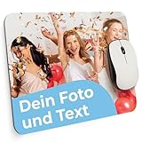 Cimpress Mauspad selbst gestalten, Personalisierbar mit Foto und Text, Gaming...