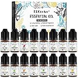 Ätherische Öle Set- 16 Essential Oils, Kerzen Duftöl - Lavendel, Teebaum,...