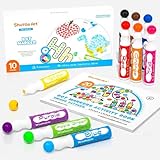 Shuttle Art 10 Farben Punktmarker, waschbar, ungiftig, Punktmarker für Kinder,...