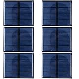 Packung mit 6 ZONADAH 0.6W 2V Mini Sonnenkollektoren, Batter Ladegerät, DIY...