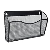 EasyPAG Metall Querformat A4 Zeitschriftenhalter Wand Zeitschriften Wandhalter...