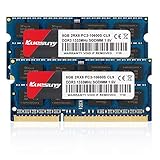 Kuesuny 16 GB Kit (2 x 8 GB) DDR3 1333 MHz Sodimm Ram Laptop PC3-10600...