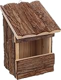 Flamingo Inclino Nistkasten aus Holz - Schrägdach-Design, 14 x 13 x 20 cm,...