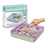 MOZOOSON Puzzle Sortierschalen Trays, 6 Pack Puzzle Sorter Zubehör Stapelbar...