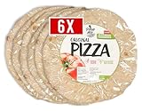 6 x Pizza Original - italienischer Pizzaboden - Pizzateig ofenfertig -...