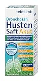 tetesept Bronchosan Husten Akut Saft – 1 x 117g – Erkältungsmittel bei...