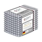 Glart 48GS 10er Set Küchentücher Grubentücher 90x45 cm aus 100% Baumwolle in...