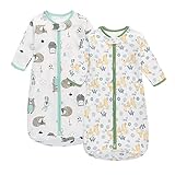 Miracle Baby 2er Pack Babyschlafsack tragbare Babydecke aus 100% Baumwolle...