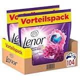 Lenor Waschmittel PODS All-in-1, 104 Waschladungen, Amethyst Blütentraum, Color...