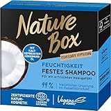 Nature Box festes Shampoo Feuchtigkeit (85 g), festes Haarshampoo mit...