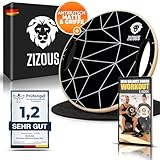 ZIZOUS® Premium Balance Board TESTSIEGER Komplettset - Hochwertiges Wackelbrett...