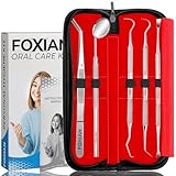 5pcs Hygiene Dental Scaler Edelstahl Zähne Reinigung Kit Hygiene Platte Haken...