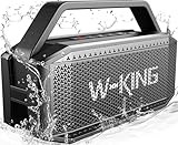 W-KING Bluetooth Lautsprecher Box Groß (100W Spitze)60W Musikbox Bluetooth Box,...