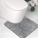 wyewye Mikrofaser-Badvorleger, WC-Vorleger, 2 cm, super dicker Badteppich, super...