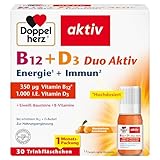 Doppelherz B12 + D3 Duo Aktiv - Hochdosiert mit Vitamin B12 + D3 zur...