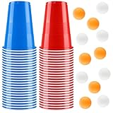 Kasanni Beer Pong Becher Set, 500ML Bierpong Becher Enthält 12...