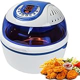 Syntrox Germany Turbo-Heißluftfritteuse Heißluftgarer Fritteuse Air-fryer mit...