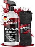 CARHOLICS® Profi Auto Innenraum Reiniger Set (500ml) inkl. Mikrofasertuch I...