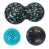 Kouclaa Balls Set-Spiky ball-Peanut Massage-Lacrosse Ball.Ideal for Self...