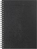 Wochenplaner Balacron schwarz 2023 - Büro-Kalender A5 - Cheftimer - black -...