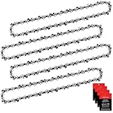 Eyoloty 4 Stück Sägekette 40cm 3/8'LP Teilung 1,3mm 56...