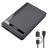 Leloco Festplattengehäuse 2,5 Zoll USB 3.1 SSD Gehäuse, SATA auf USB, USB A,...