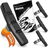 LOEVELOSI V-Brake Bremsbeläge Fahrrad 2 Paar Bremsklötze Fahrrad Bremsbacken...