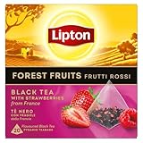 Lipton Schwarztee Forest Fruits, mit Erdbeeren aus Frankreich, für einen Moment...