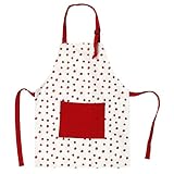 Cafopgrill Rote Erdbeerschürze für Kinder, Baumwolle gepolsterte Hauptküche...