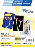 100 Blatt LO-A4-T175-100 A4 Overheadfolie (OHP Transparentfolie...
