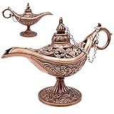 INHEMING Genie Lampe Aladdin ,Mini Aladdin Wunderlampe,Magische Lampe, Metall...