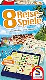 Schmidt Spiele 49102 - 8 Reise-Spiele, Spielesammlung, magnetisch, Bunt, 1 bis 4...