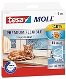 tesamoll Premium Flexible - Selbstklebende Silikondichtung zum Isolieren von...