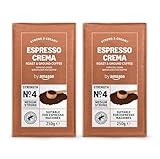 by Amazon Espresso Crema gemahlener Kaffee 500 g (2 x 250 g) - Mittlere Röstung...
