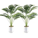 Joyblossom Kunstpflanzen Groß, 73cm Kunstpalme, Künstliche Palme im Topf,...
