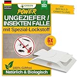 GREEN GUARDIA Ungeziefer/Insekten Falle mit Spezial-Lockstoff - 6X...