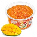 INSPIRE FOOD Bubble Tea Perlen Mango für Bubble Tea | Popping boba Perlen,...