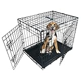 Ellie-Bo Hundekäfig, für kleine bis große Hunde, zusammenklappbar,...