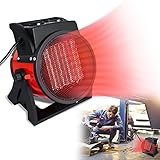 YRHome 2000W Keramik Heizgerät Heizlüfter Elektroheizer Heizer Schnellheizer...