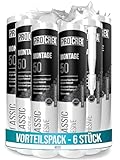 PROCREA® 6x Montagekleber 'Montage 50' [Haftstarker Baukleber bis 35 kg/qm]...