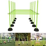 YRHome Sprungstangen-Set Trainingsstangen für Agility konditionelles...