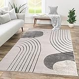 TT Home Wohnzimmer Teppich Kurzflor Geometrisches Design Abstrakte Optik,...