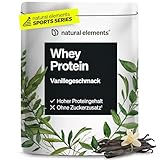 Whey Protein Pulver – Vanille – 1kg – 24g Protein pro Portion – nicht zu...