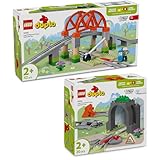Lego DUPLO Eisenbahn Erweiterung 2er-Set - Lego DUPLO Eisenbahn Zubehör Set mit...