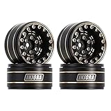 INJORA 1.0 RC Beadlock Felge Deep Disc Negativ Versatz 3,15 mm Rad für SCX24...