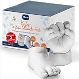 Niimo® 3D Gipsabdruck Baby Hand und Fuß - Detailgetreues & ungiftiges...