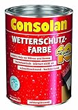 Consolan Wetterschutz-Farbe 5L (Weiß)