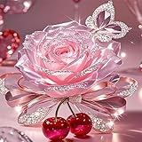 NYSDYSMYX Rose Diamond Painting Bilder,Diamant Painting Erwachsene,Diamants...