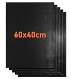 BBQ Grillmatte für Gasgrill 5er Set 40x60CM Grillmatten Grillplatte Gasgrill...